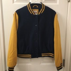 Blue and Yellow Varsity Sweater